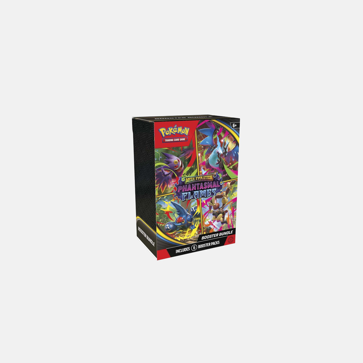 Pokémon TCG: Mega Evolution-Phantasmal Flames Booster Bundle (6 Packs)