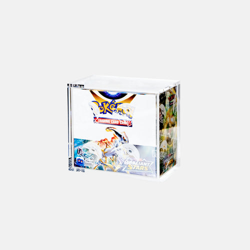 Pokemon TCG Booster Box Premium Acrylic Display Protector Case After Market Pokemon TCG Booster Box Premium Acrylic Display Protector Case After Market