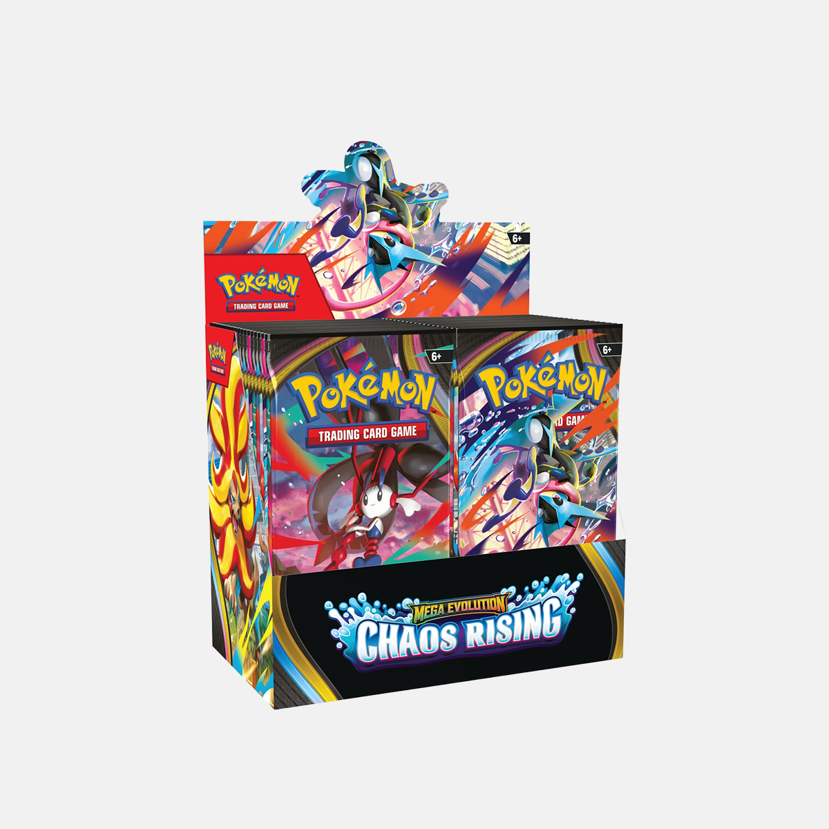 mega evolution booster box display Pokémon TCG: Mega Evolution-Chaos Rising Booster Display Box (36 Packs – After Market