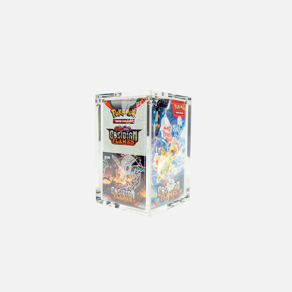 pokemon tcg half booster box Pokemon TCG Half Booster Premium Acrylic Display Protector Case – After Market