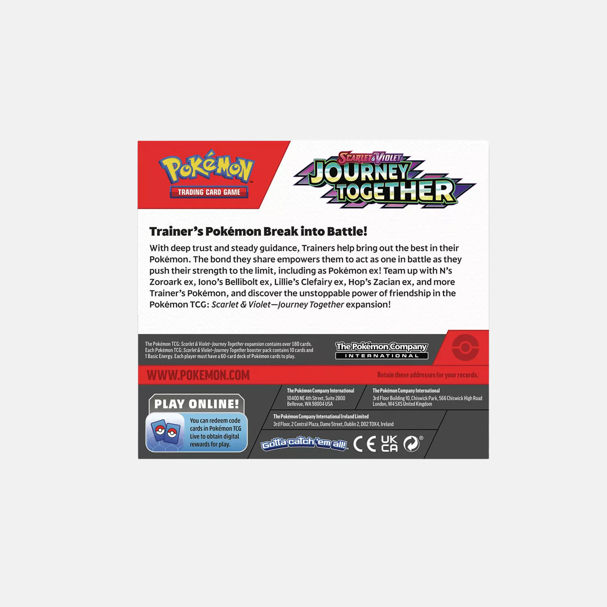 Pokémon TCG: Scarlet & Violet - Journey Together Booster Display Box (36 Packs)