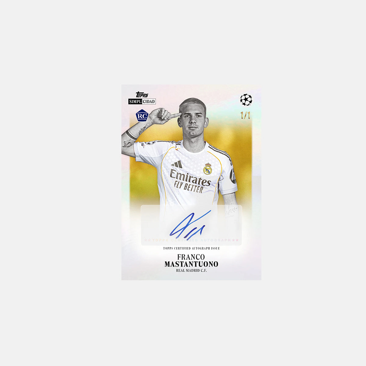 Topps® UEFA Club Competitions Simplicidad 2025-26