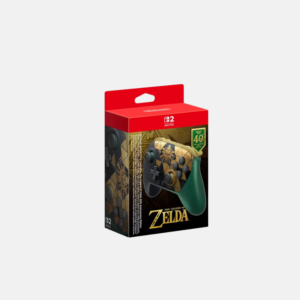 Nintendo Switch 2 Pro Controller, The Legend of Zelda 40th Anniversary Edition