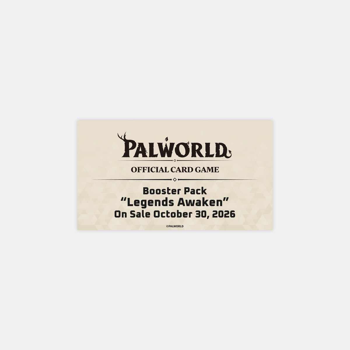 Palworld Official Card Game - Set 02 - Legends Awaken - Booster Box (12x Packs)