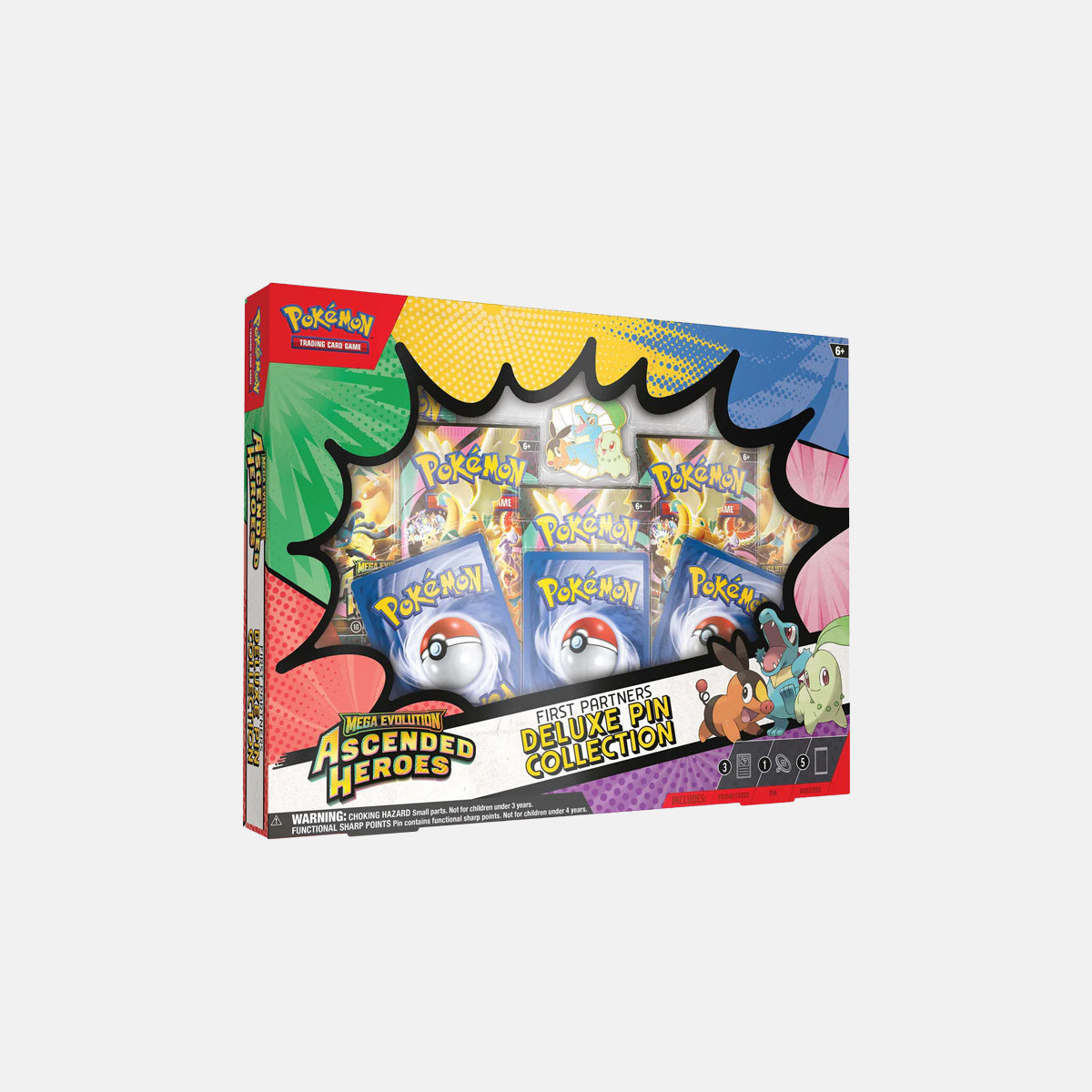 Pokémon TCG: Mega Evolution Ascended Heroes - First Partners Deluxe Pin Collection