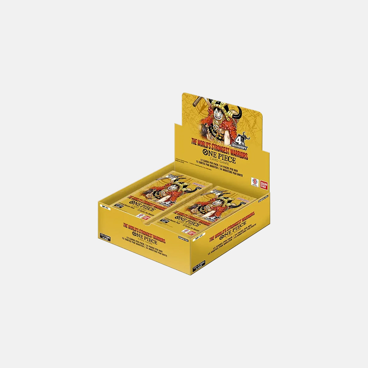 One Piece TCG: The World's Strongest Warriors (OP-17) Booster Box (24 Packs)