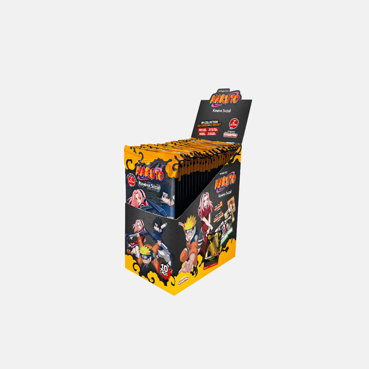 Naruto Mythos TCG: Konoha Shido Booster Box (24 packs) - 2nd Edition