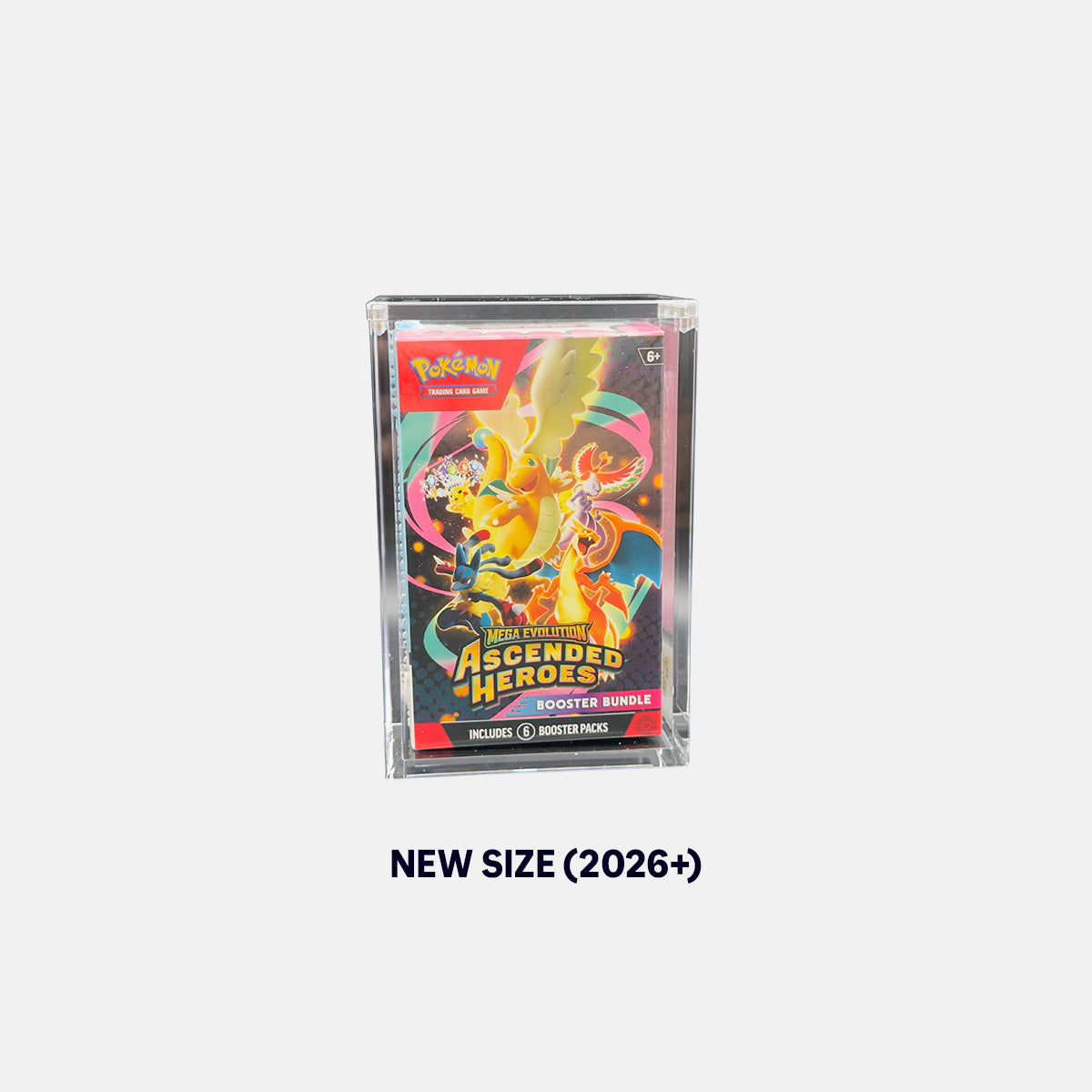 Pokemon TCG Booster Bundle Premium Acrylic Display Protector Case