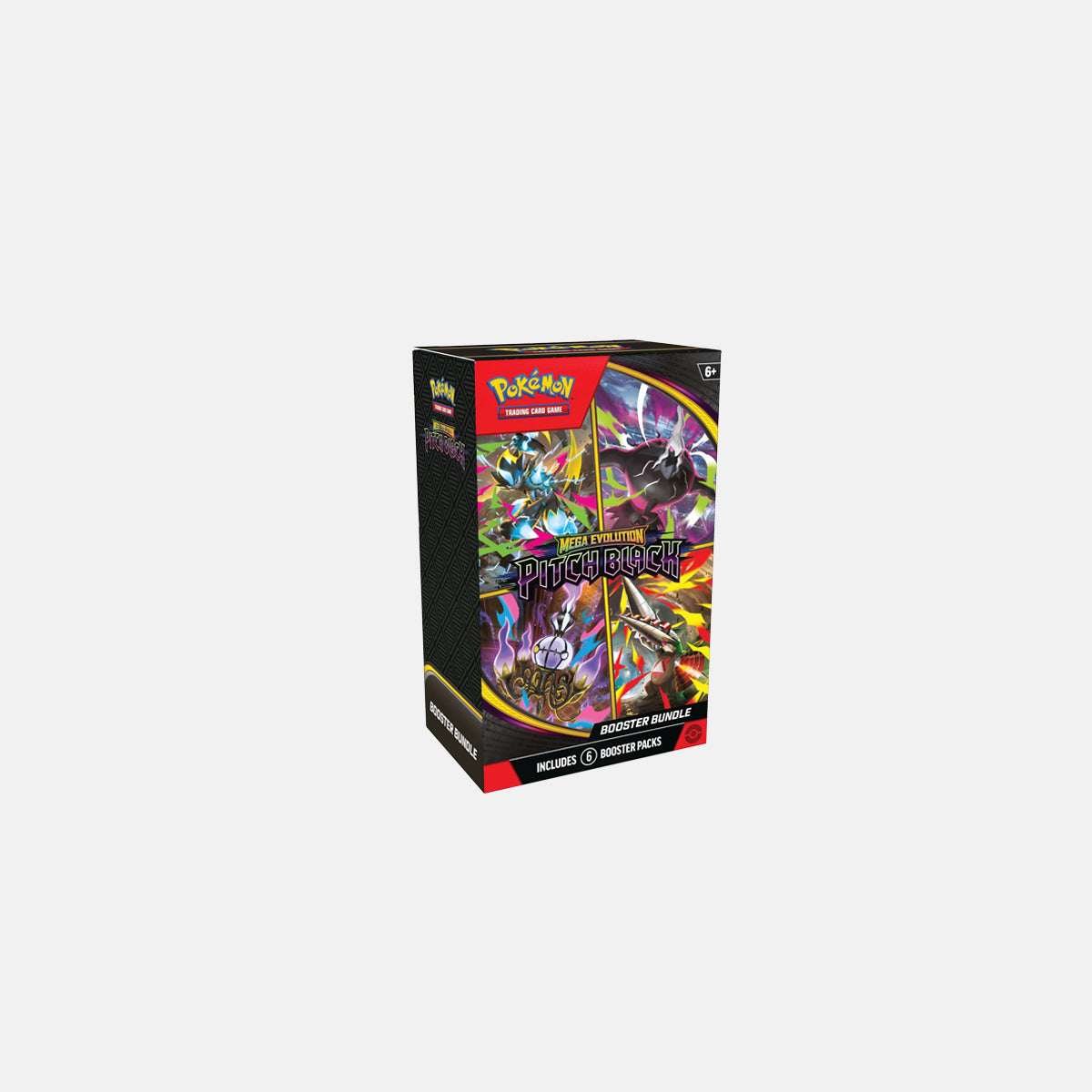 Pokémon TCG: Mega Evolution-Pitch Black Booster Bundle (6 Packs)