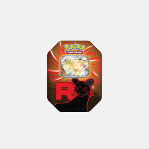 Pokémon TCG: Team Rocket Tin – Persian ex (1 Foil Promo Card & 4 Booster Packs)